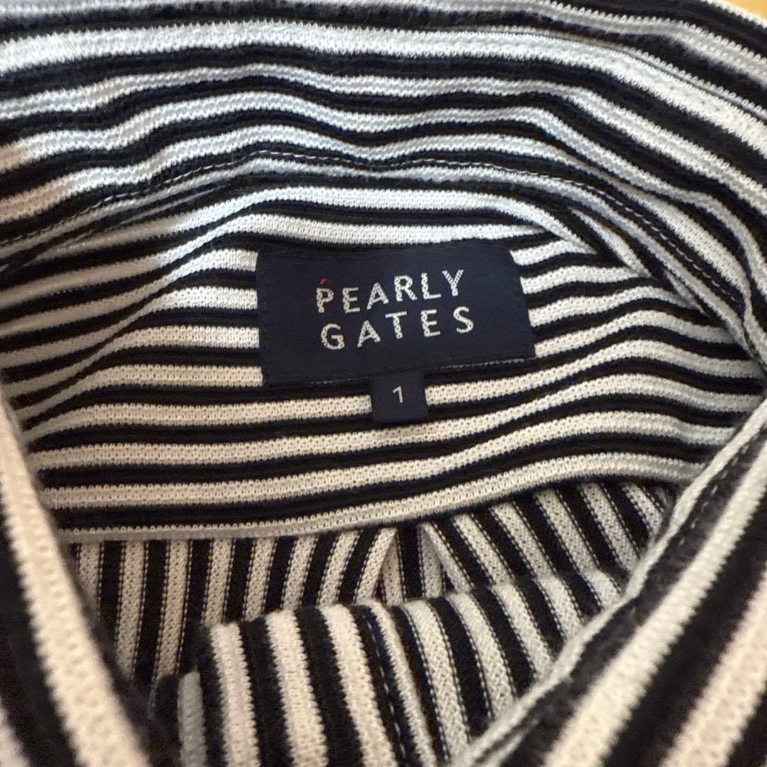 PEARLY GATES ゴルフウェア ストライプ 長袖 シャツ ボーダー