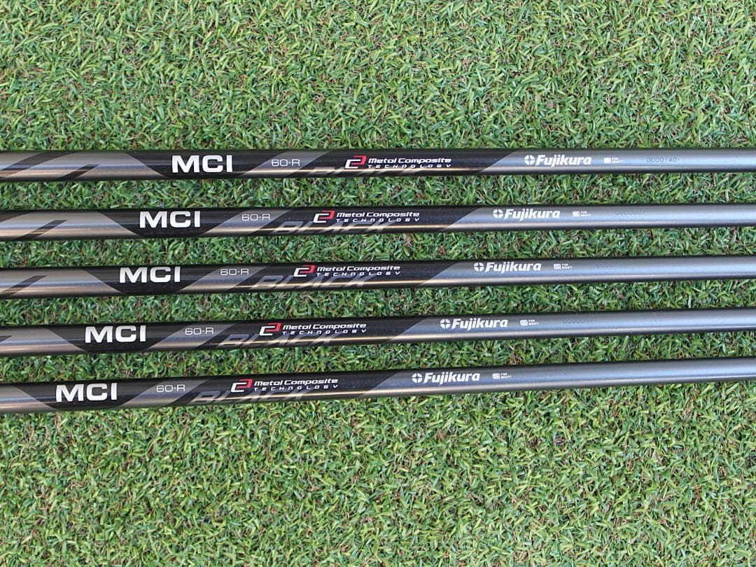 MOZ KENMOTSU 6-PW 5本 フジクラ MCI BLACK 60-R
