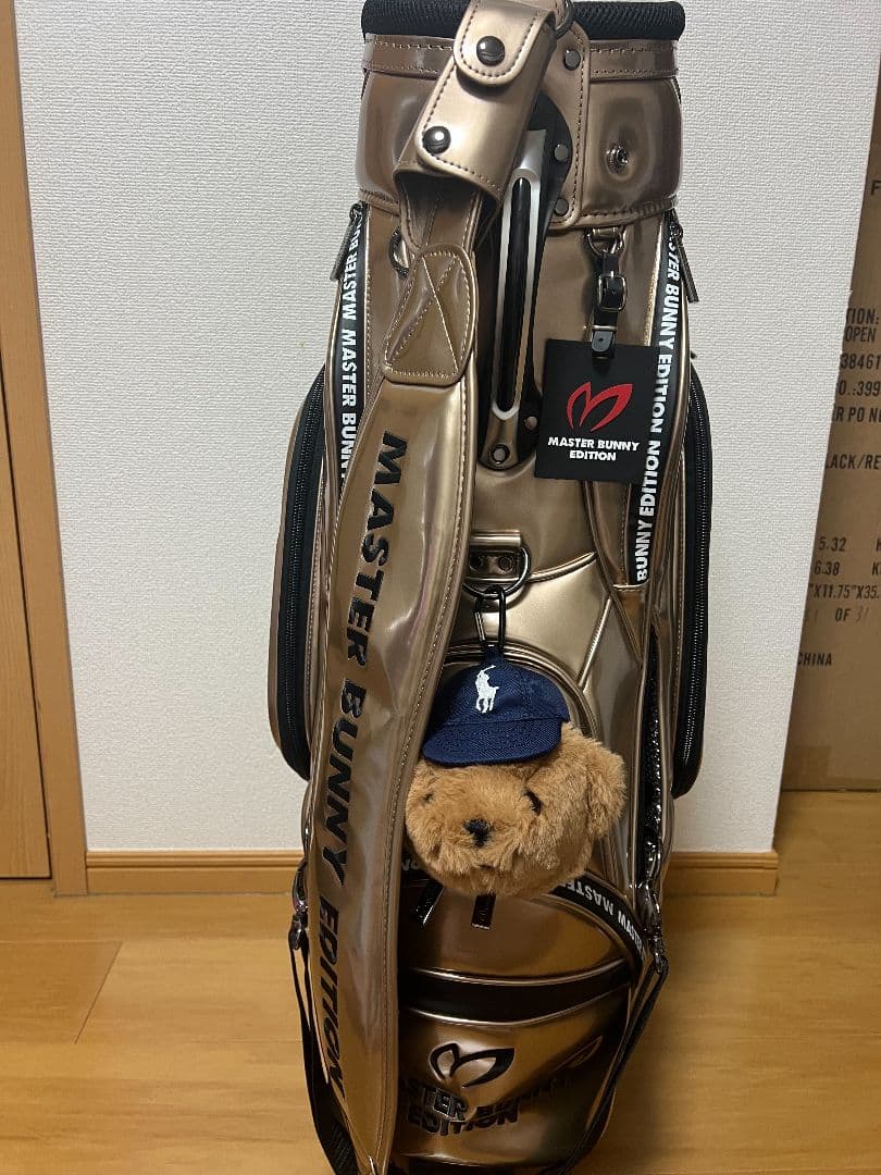 超美品　パーリーゲイツ　マスターバニー　キャディバッグ9.5型　プロ仕様限定品
