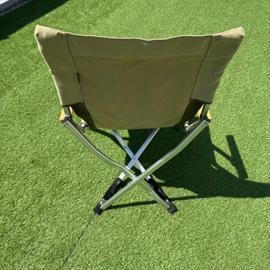 良品　スノーピーク ローチェア30 カーキ　キャンプチェア