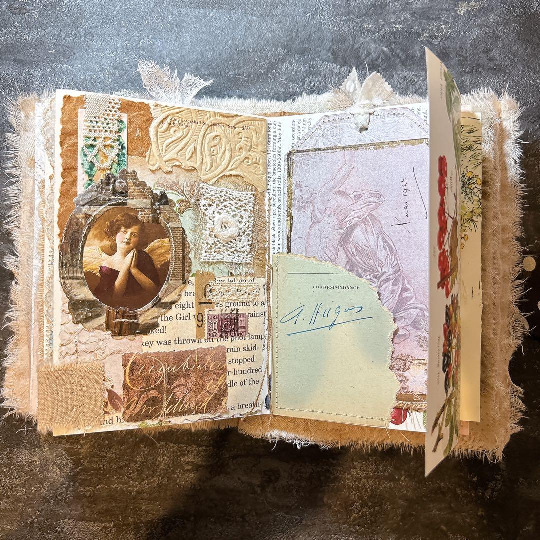 W1 クリスマス ジャンクジャーナル junkjournal 雑記帳