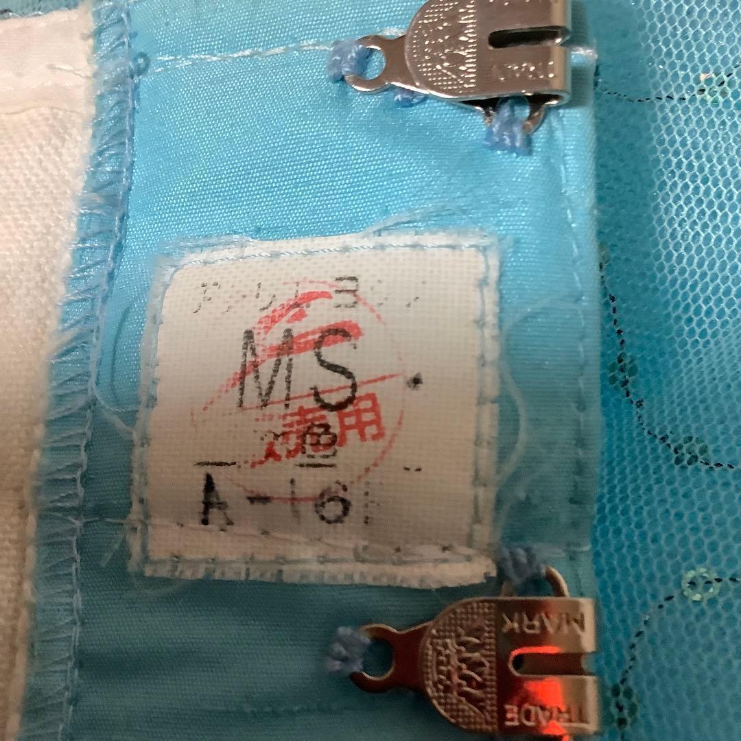 バレエ衣装　チュチュ　水色　頭飾り付き