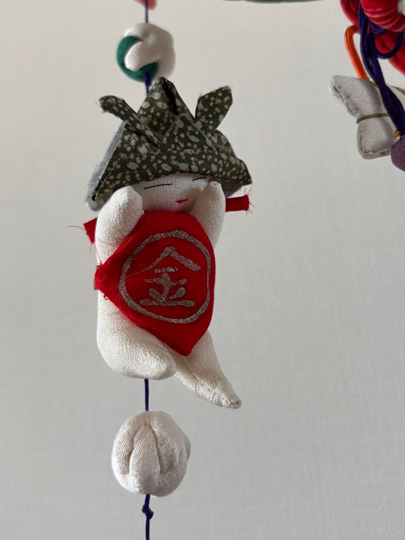 吊るし飾り　端午の節句の輪下げ(中)①　五月人形