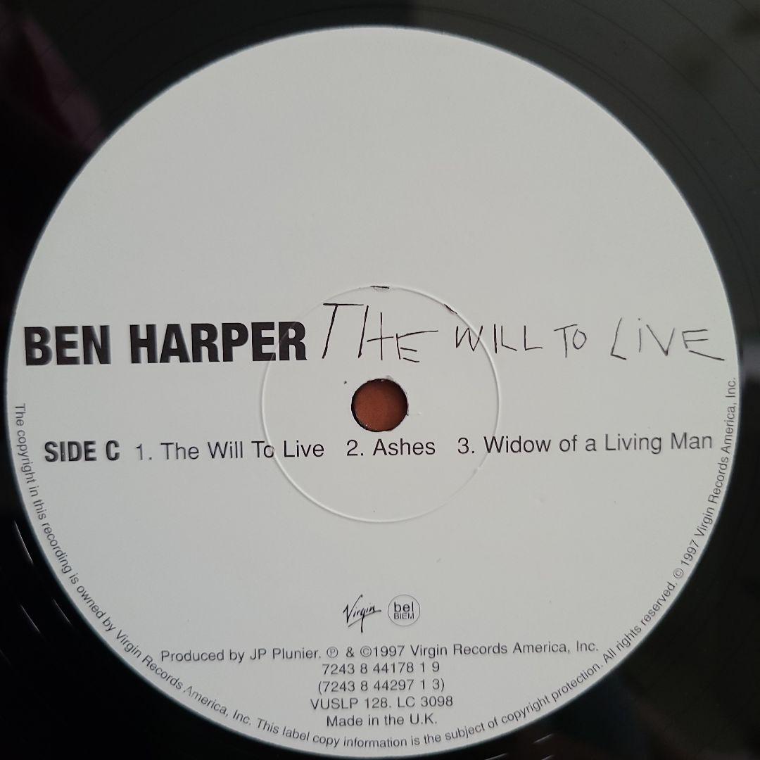 ★ＵＫ・ＥＵオリジナル盤★『ザ・ウィル・トゥ・ライヴ』ベン・ハーパー２枚組ＬＰ