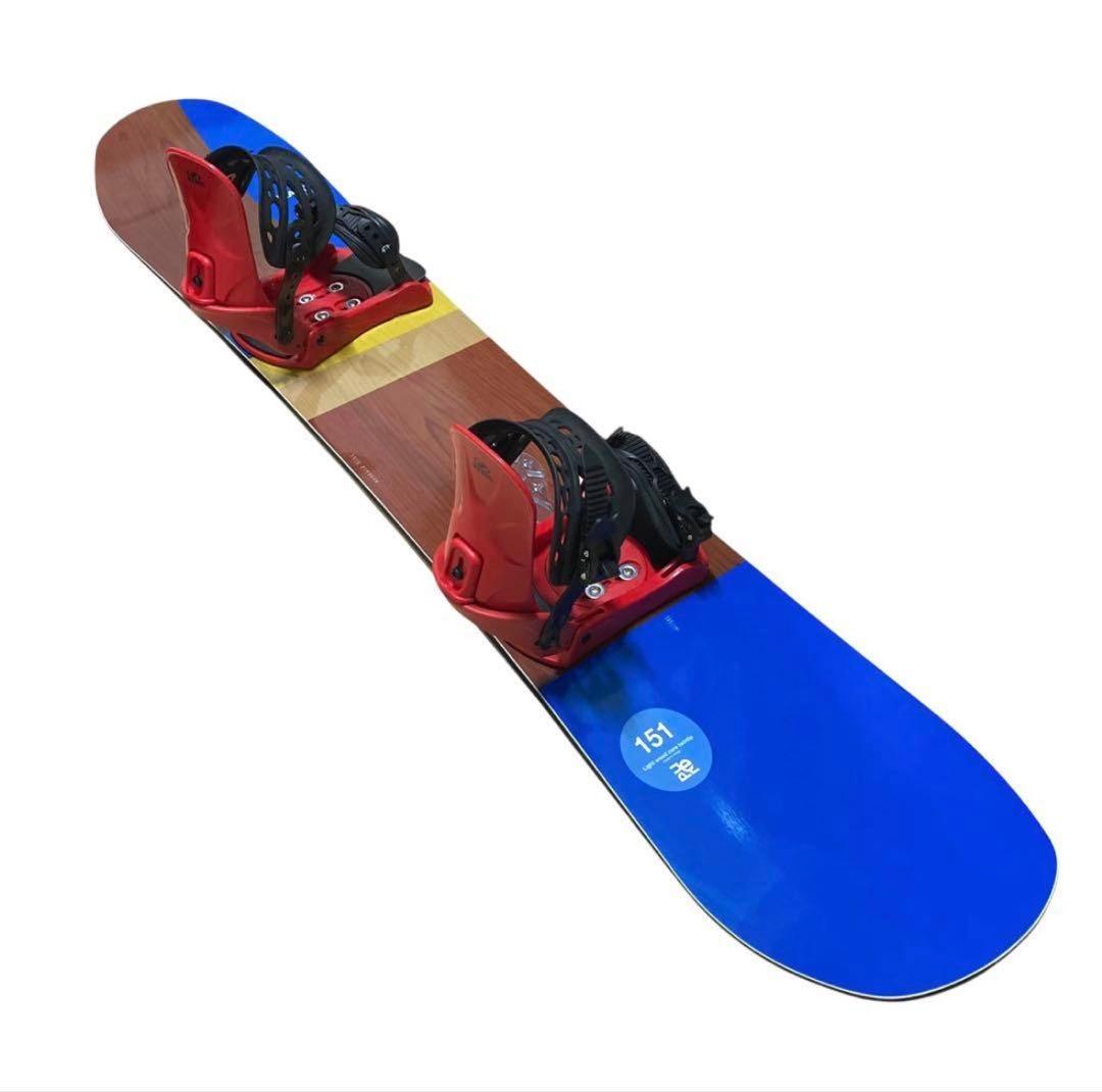 【良品】SLANT/ZUMA メンズスノーボードセット　151cmビンディング付