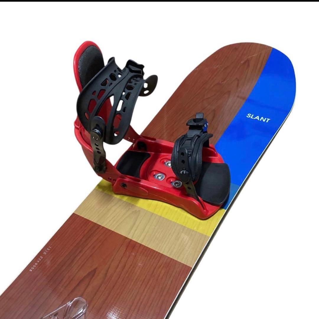 【良品】SLANT/ZUMA メンズスノーボードセット　151cmビンディング付