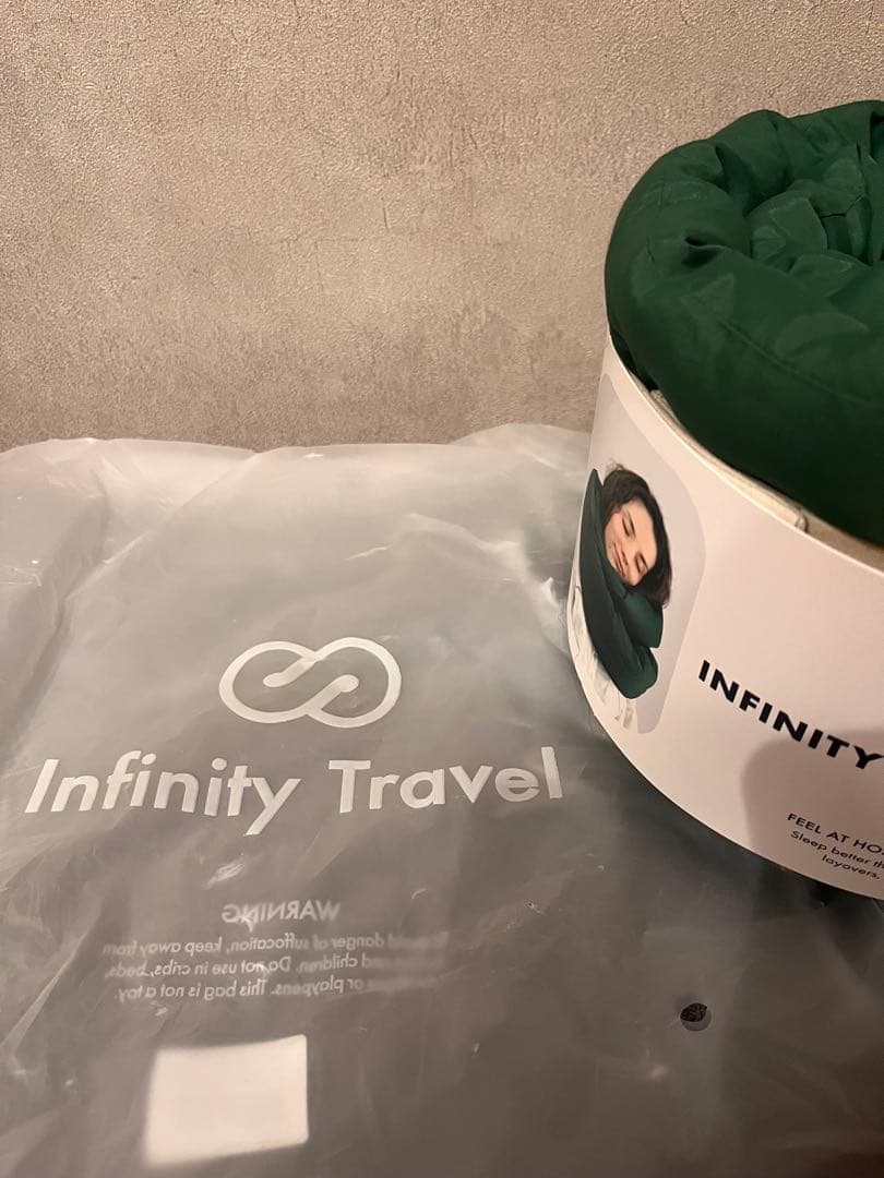 新品 正規品 Huzi インフィニティピロー トラベルネックピロー 洗濯機洗可