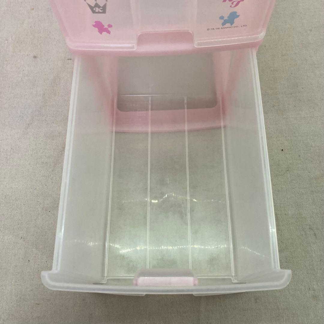 【2006年製★レア】ハローキティ　クリアチェスト　２段　引き出し　サンリオ