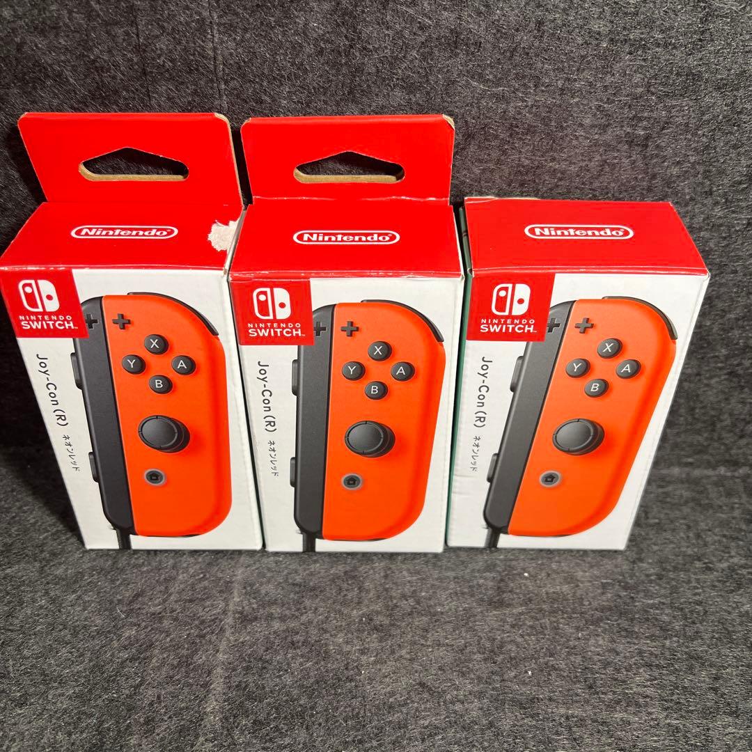 Joy-Con(R)ネオンレッド　3個セット
