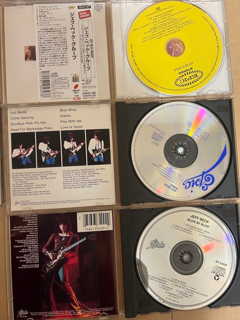 Jeff Beck ジェフベック　13枚CDまとめ
