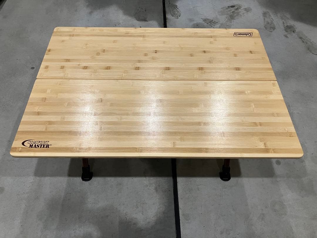 【美品】 コールマン バンブーラウンジテーブル/100 マスターシリーズ