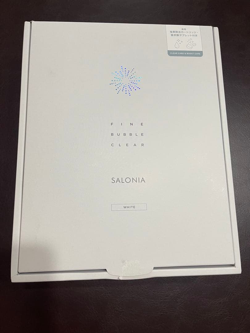 ✨サロニア✨シャワーヘッド 炭酸美容バブルシャワー ホワイト