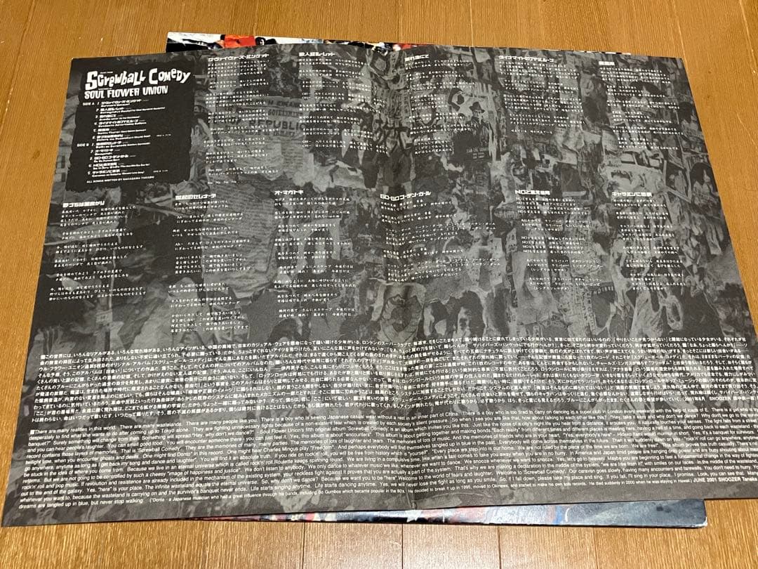 SOUL FLOWER UNION Screwball Comedy レコード