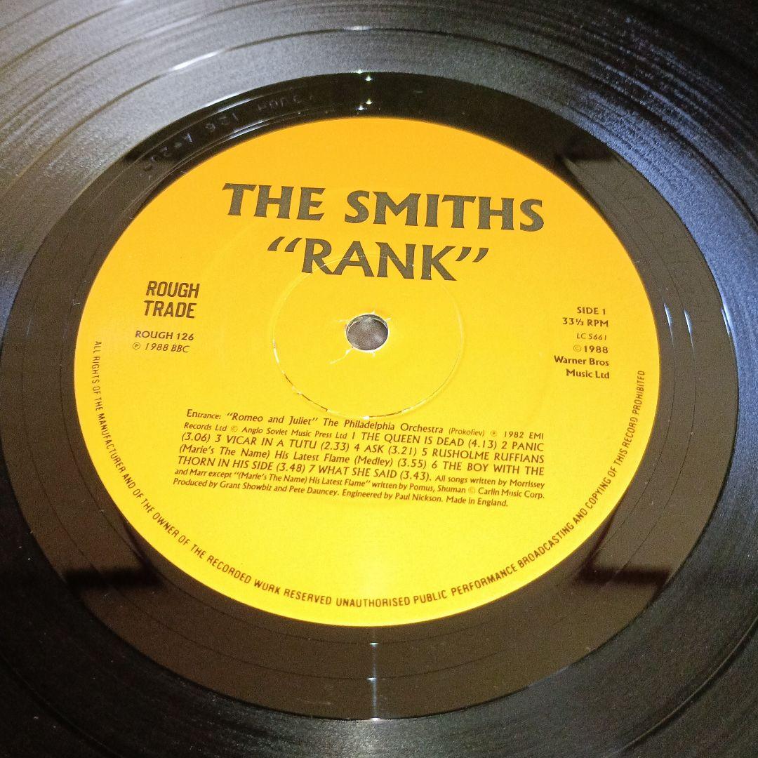 LP「THE SMITHS / Rank」
