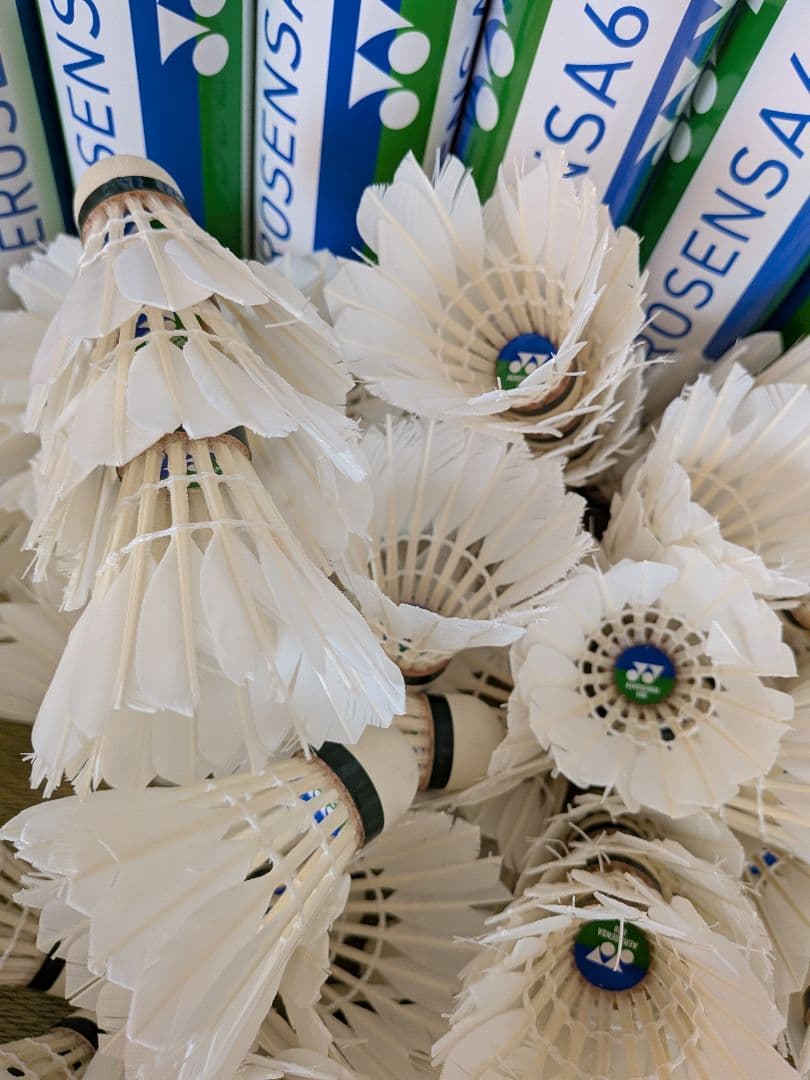 バドミントン　エアロセンサ600 ノック用　中古使用済みシャトル