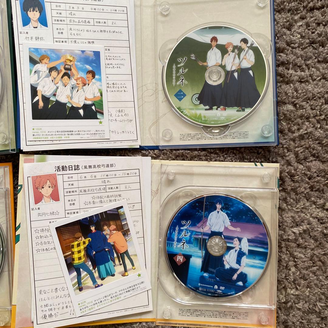 ツルネ　第１期　DVD 5巻セット