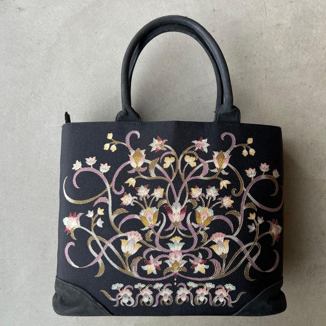 【OKAJIMA】岡重　ハンドバッグ　和装バッグ