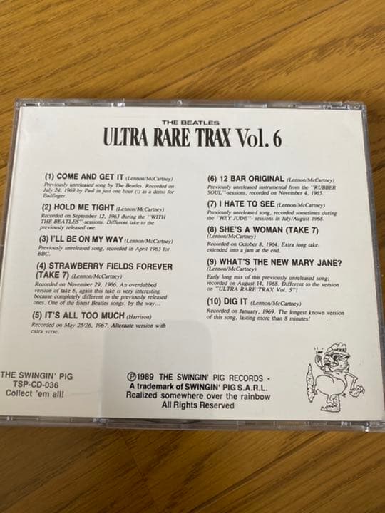 THE BEATLES ULTRA RARE TRAX VOL.2-6オリジナル