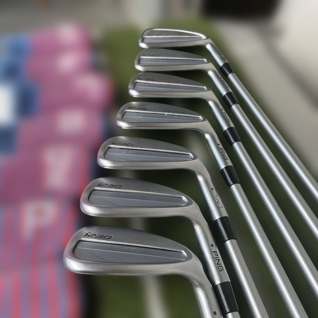 【早い者勝ち】PING i230 アイアンセット 7本 ヘッドカバー付き