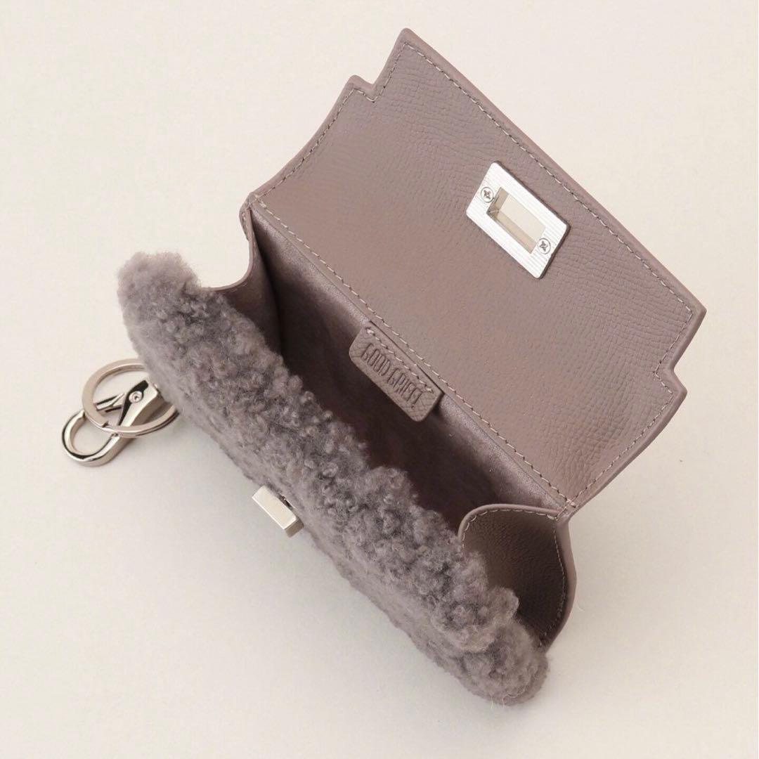 【GOOD GRIEF!/グッド グリーフ】ボア　コンパクトケース　チェーン