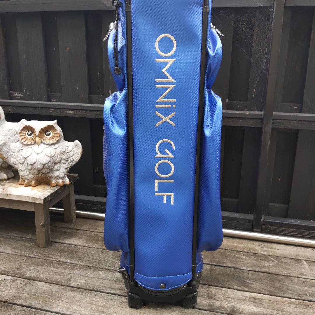 OMNIX GOLF キャディバッグ 青