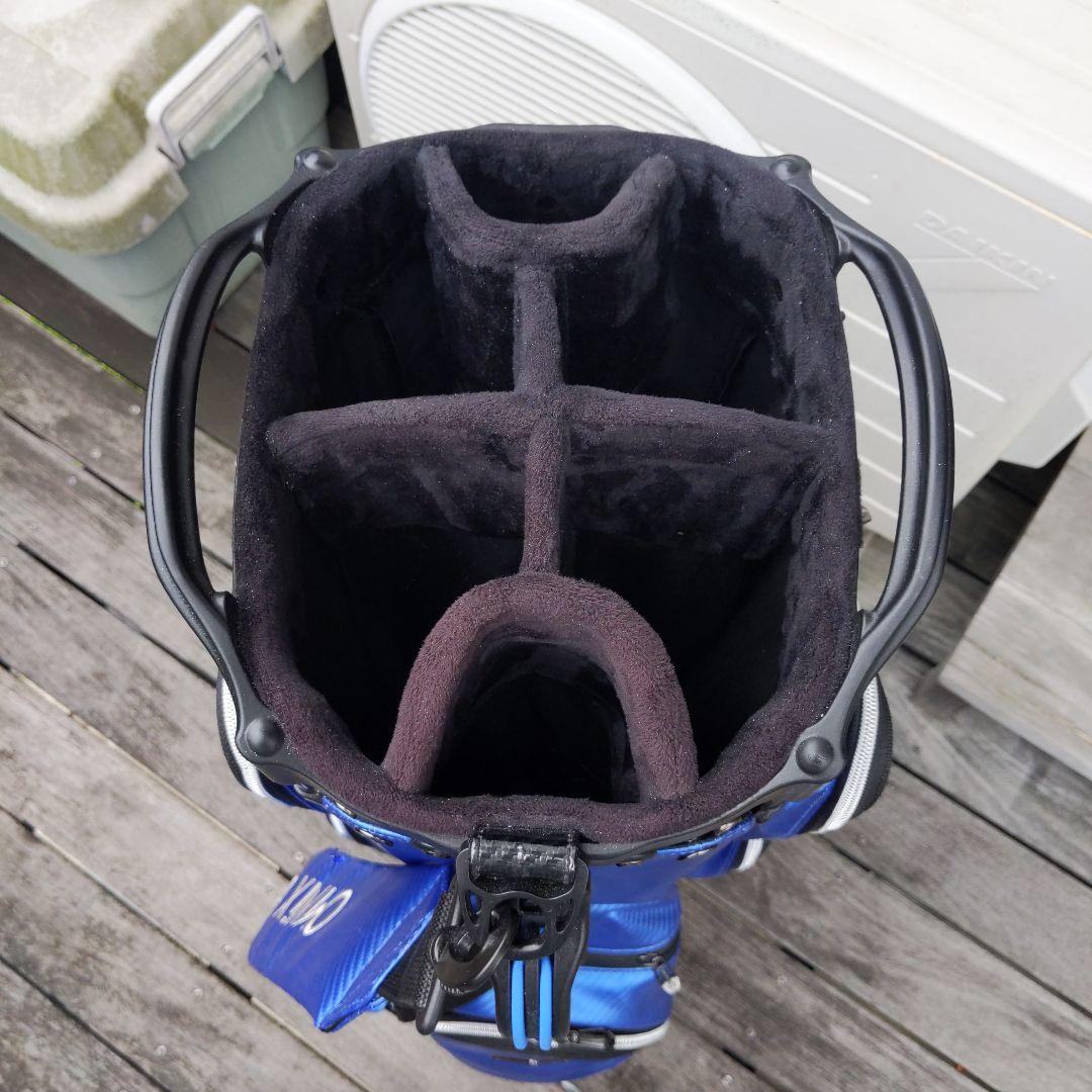 OMNIX GOLF キャディバッグ 青