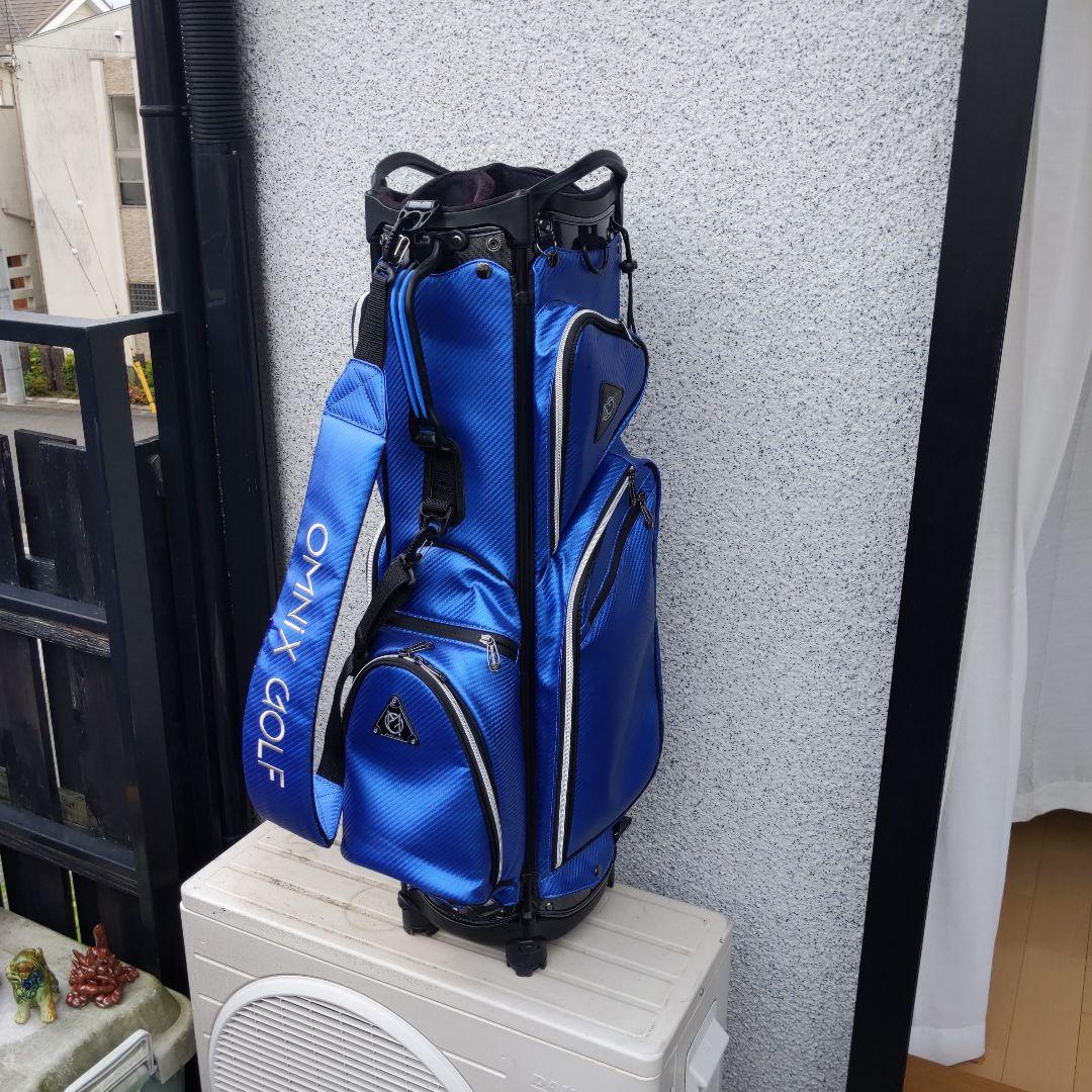 OMNIX GOLF キャディバッグ 青