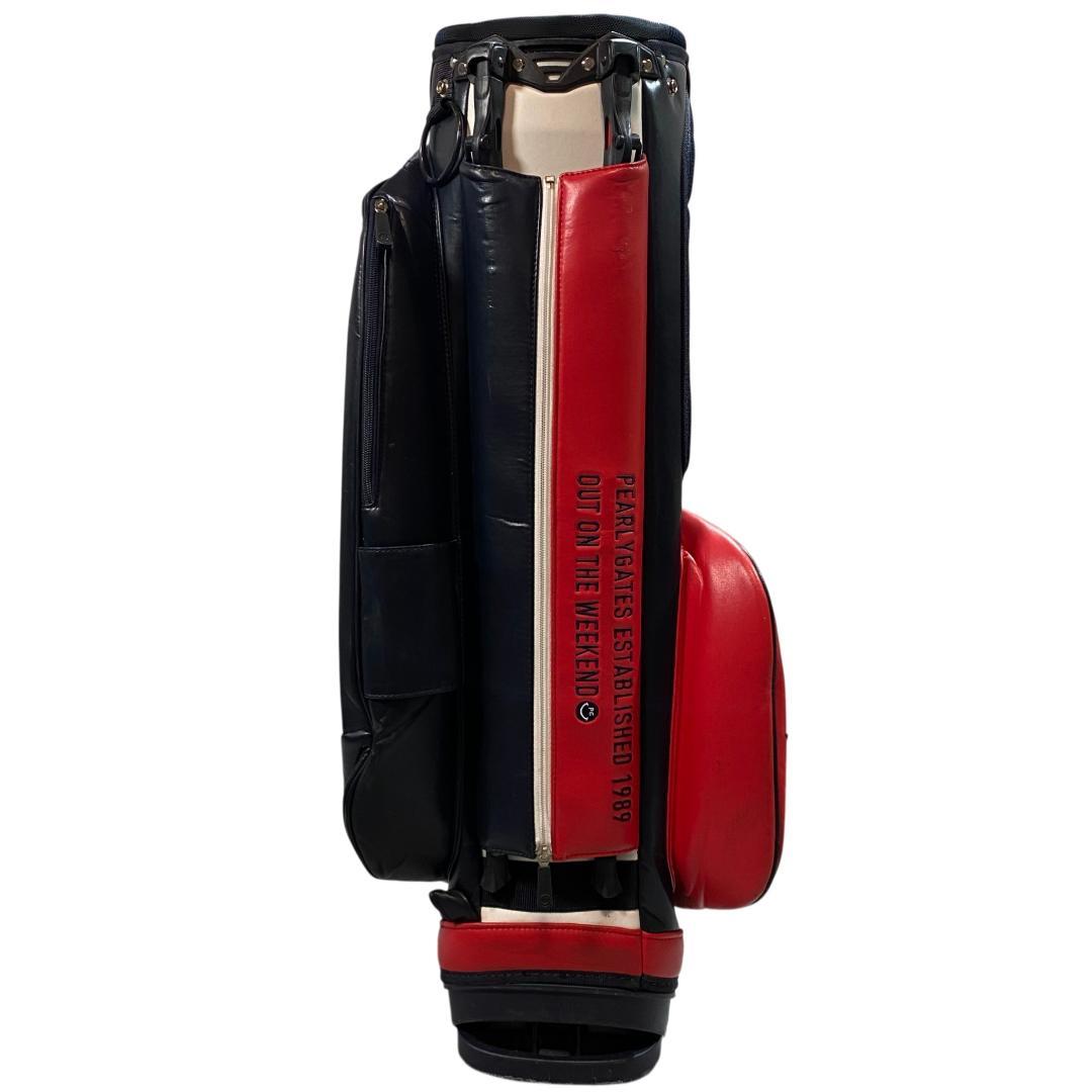 PEARLY GATES パーリーゲイツ スタンド付き キャディバッグ ネイビー