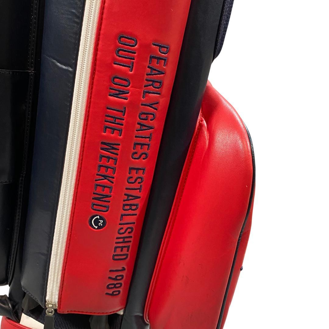 PEARLY GATES パーリーゲイツ スタンド付き キャディバッグ ネイビー