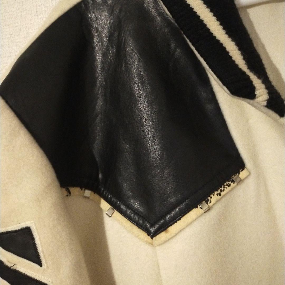 KANSAI O2　90年代ヴィンテージジャケット　刺繍　レザー　山本寛斎