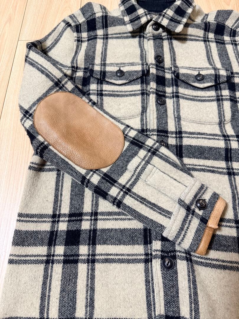 RRL ウール チェックシャツジャケット　サイズS
