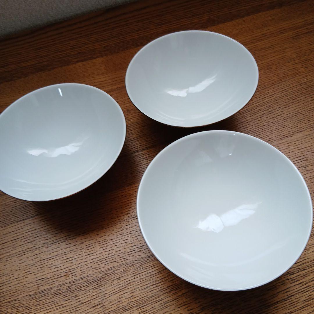 九谷 仙守 飯椀 3個 青粒鉄仙 茶碗 レトロ食器 九谷焼