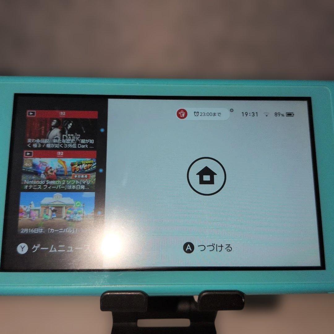 Switch スイッチ ライト Lite ターコイズ 充電器 SDカード 付き