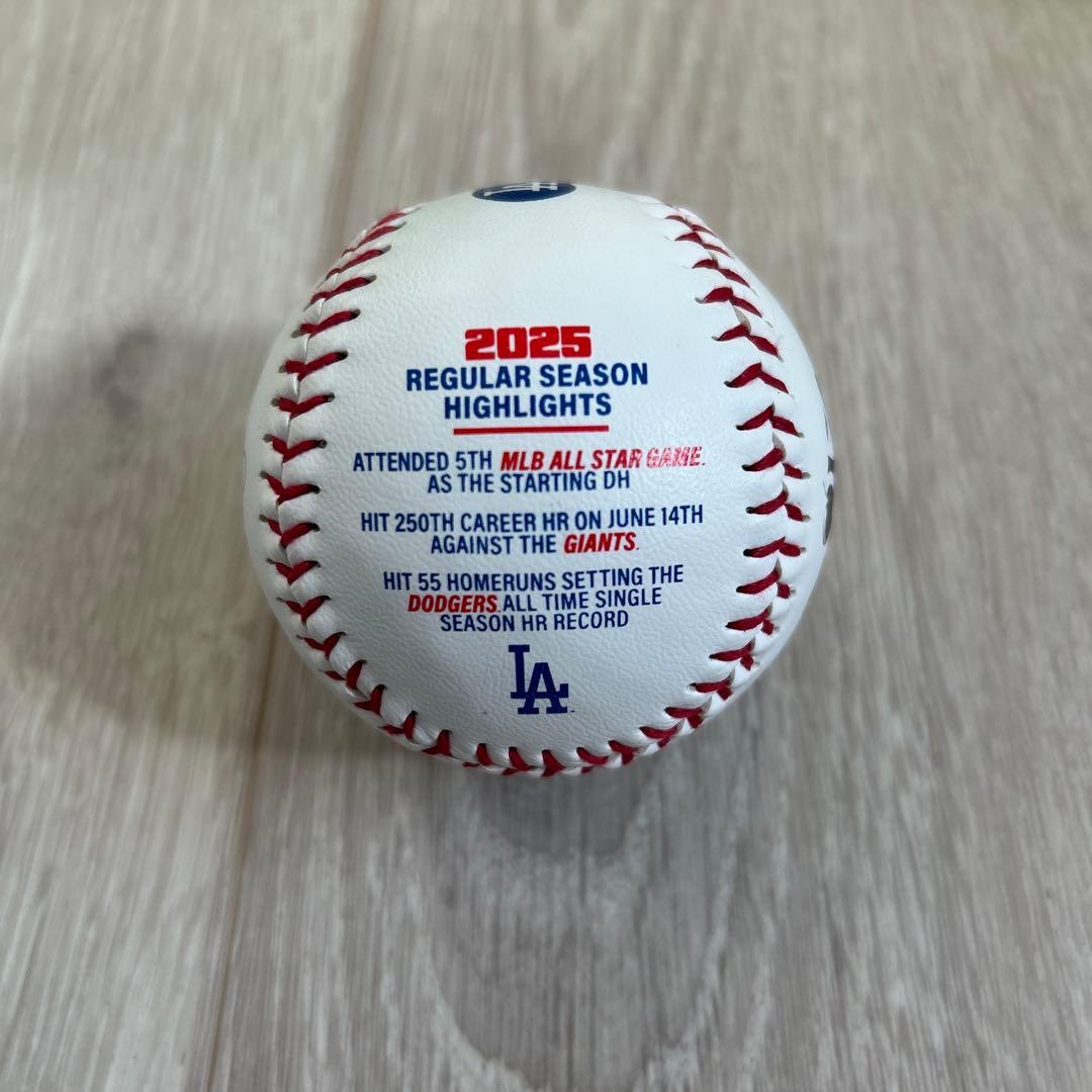 2個Shohei Ohtani MVP記念ボール 2025 大谷翔平