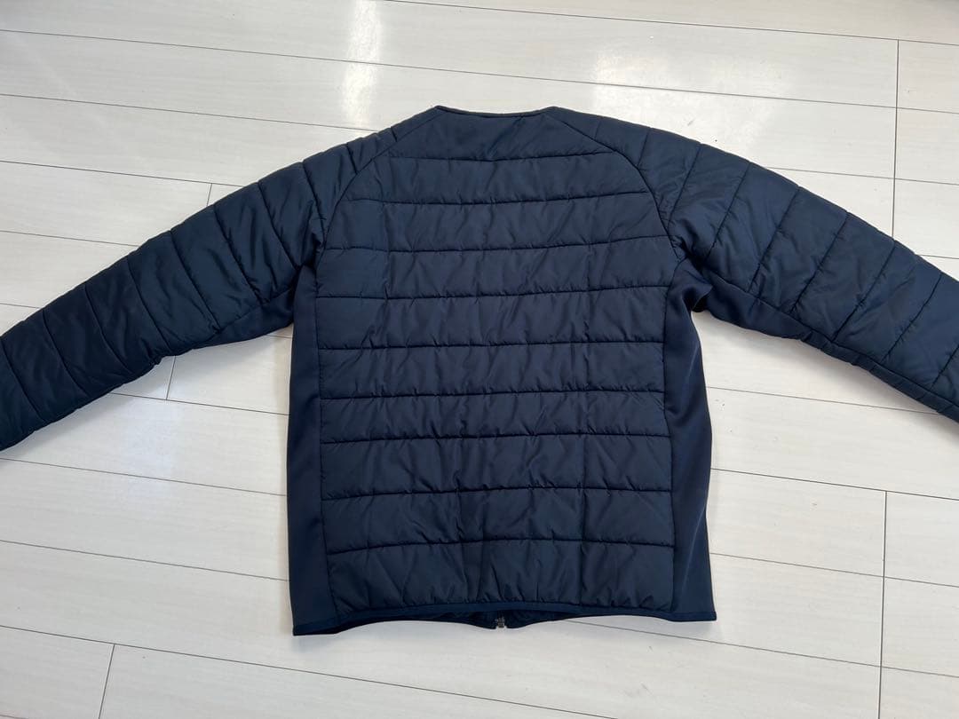 ❤️ATHLETA アスレタ ノーカラー ダウン　中綿ウォームジャケット Lサイズ