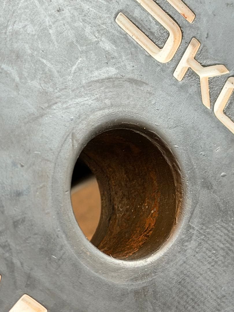 ALEX 28mmラバーダンベルプレート 5kg ×4