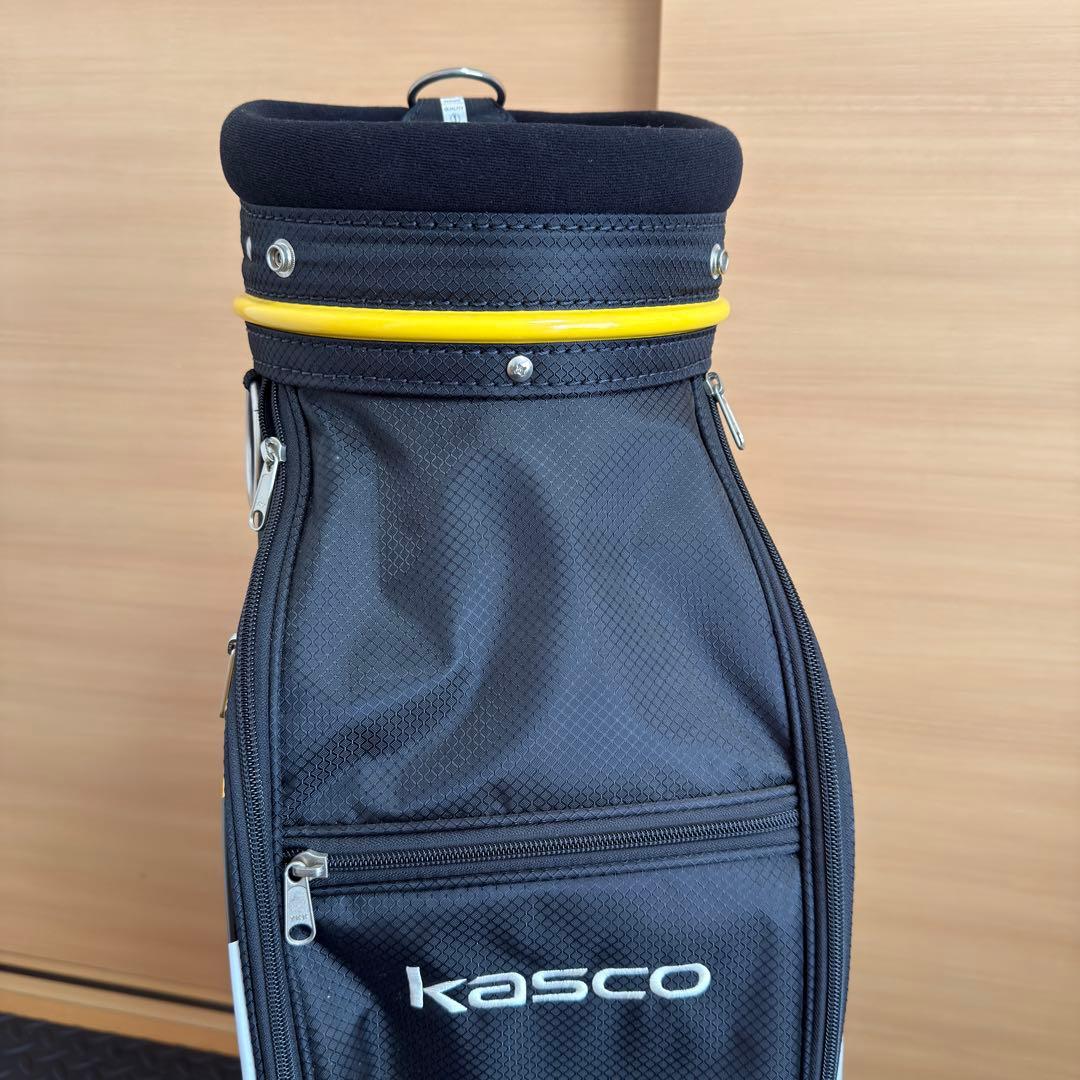 未使用 Kasco キャディバッグ 6分割 ゴルフバッグ キャスコ軽量