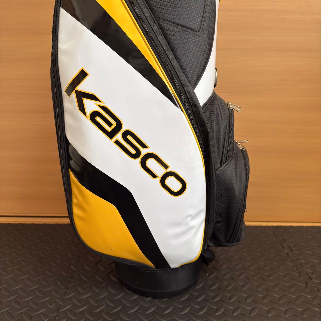 未使用 Kasco キャディバッグ 6分割 ゴルフバッグ キャスコ軽量