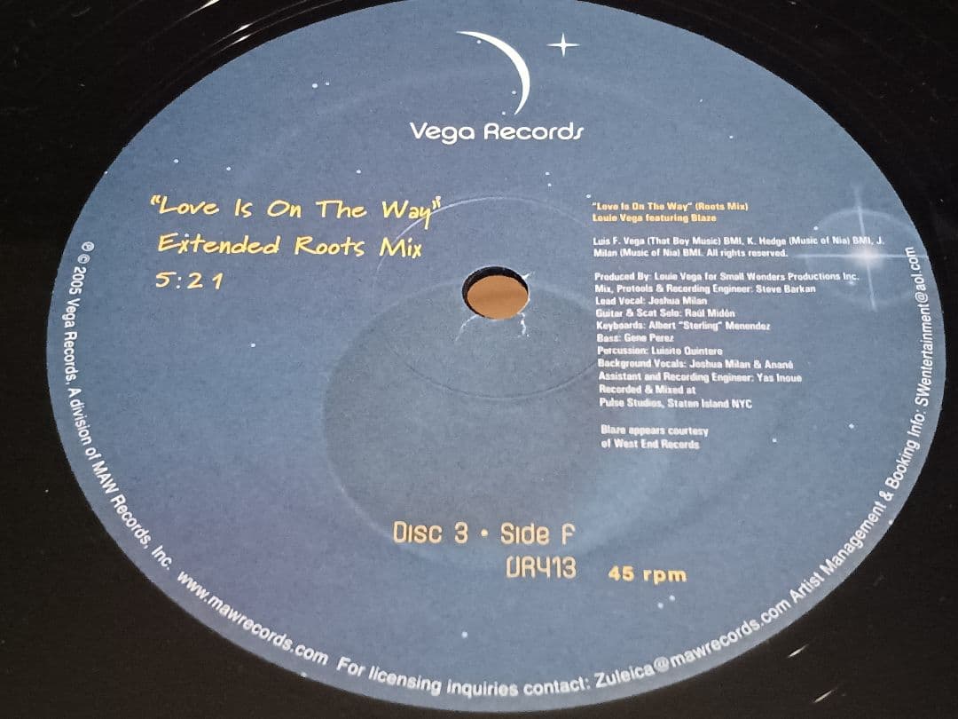 Elements of Life Extensions ルイ ヴェガ 4LP