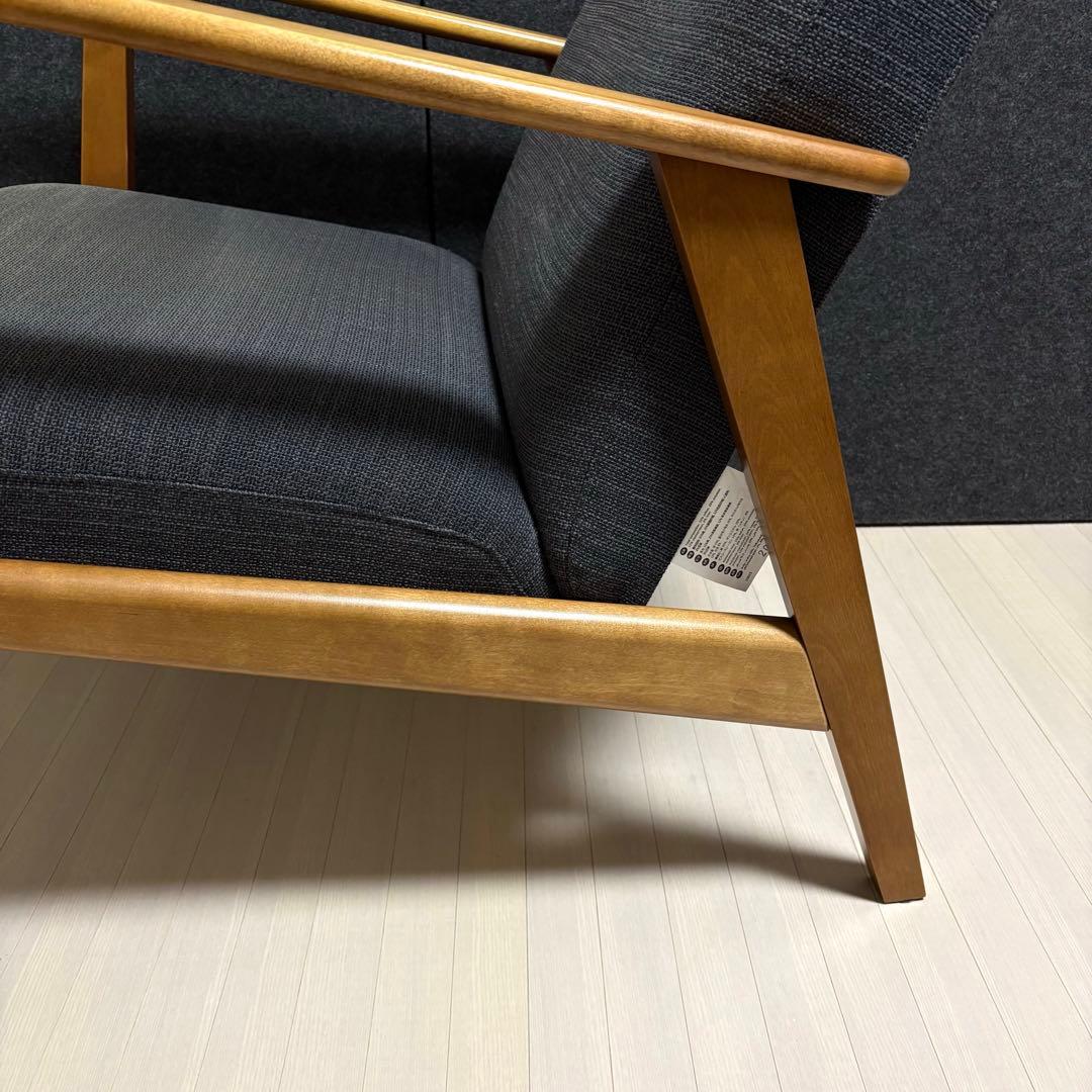 IKEA ソファ　EKENASET エーケネーセット　ダイニングチェア　グレー