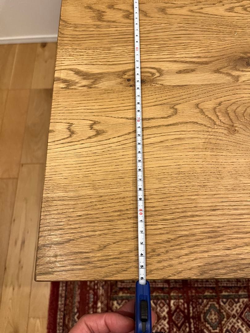 CRASH GATE 美品ダイニングテーブルW1500 オーク　クラッシュゲート