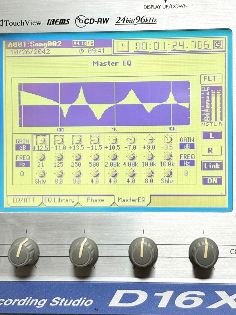 KORG デジタルマルチトラックレコーダー　MTR D16XD