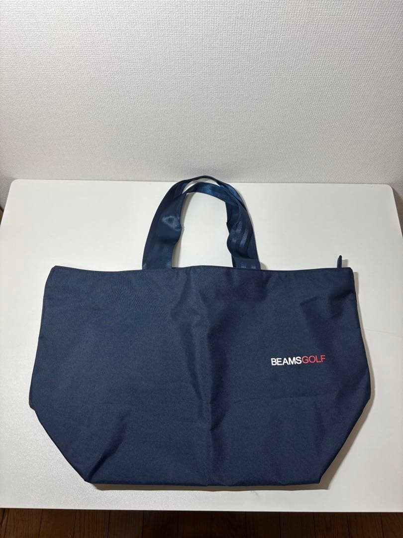 未使用品　BEAMS GOLF ネイビー ロッカーバッグ