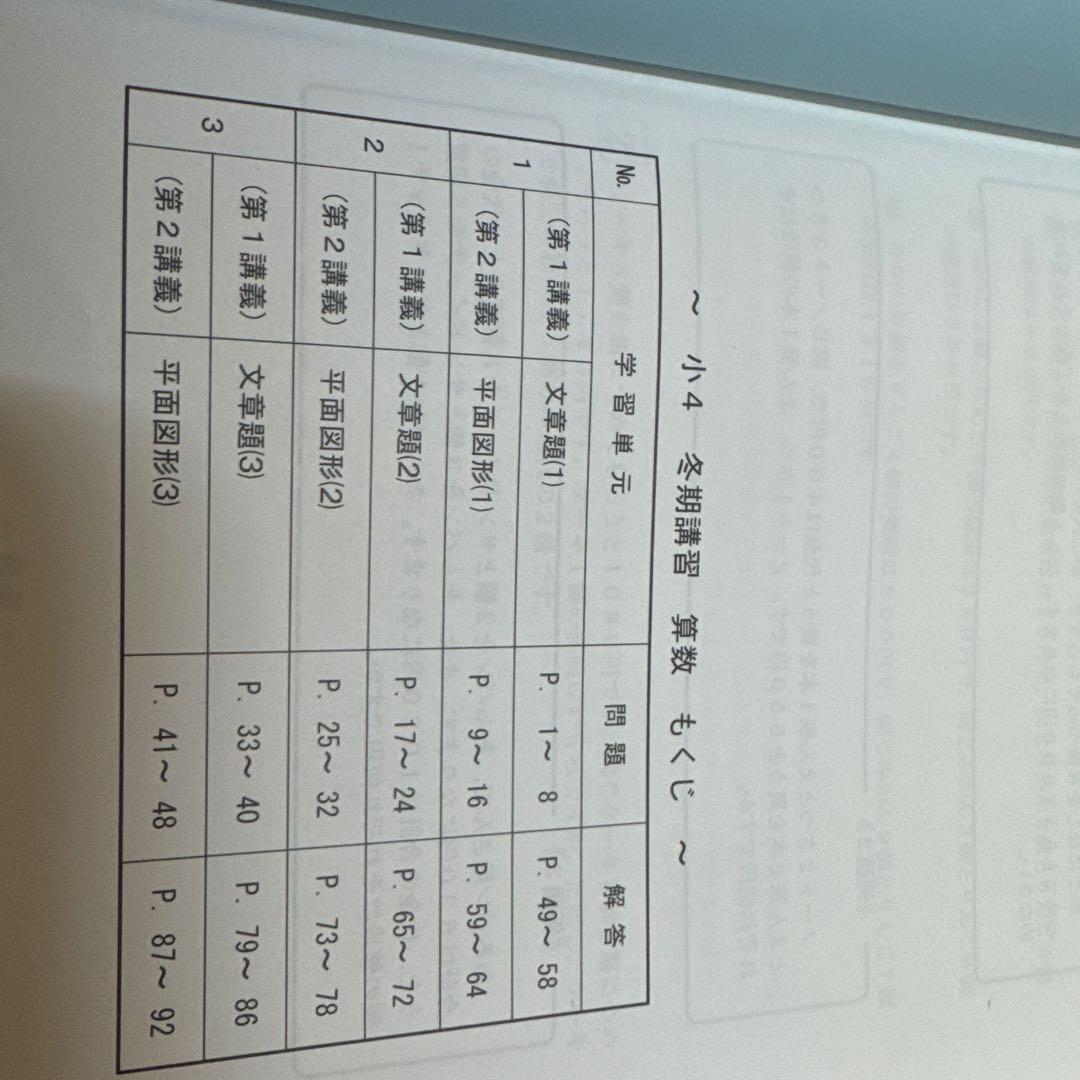 【希学園】小4 オリジナルテキスト17冊セット（理科・社会・冬期講習)バラ売り可