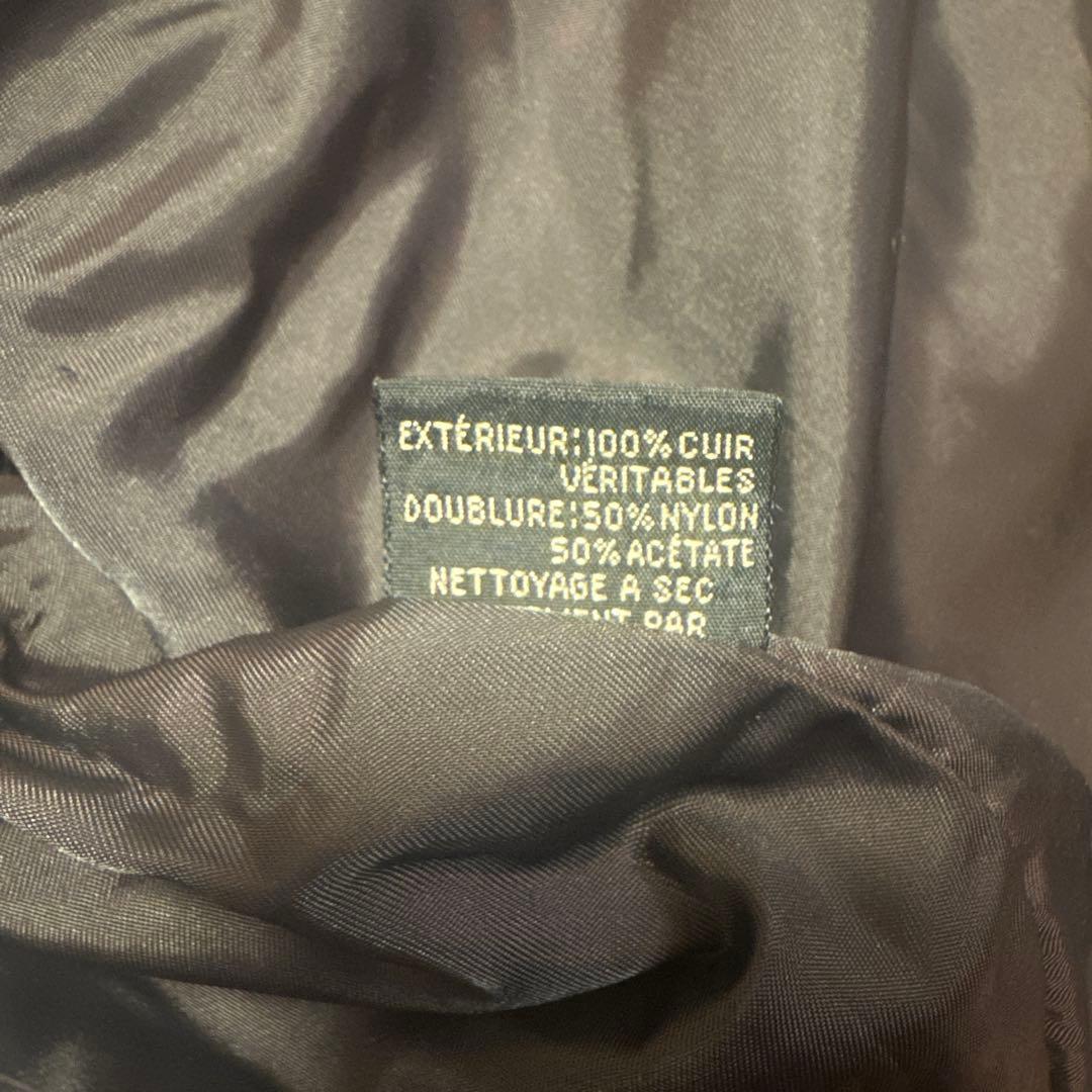 【美品】 Valentino uomo レザーブルゾン old 黒 最終値下げ