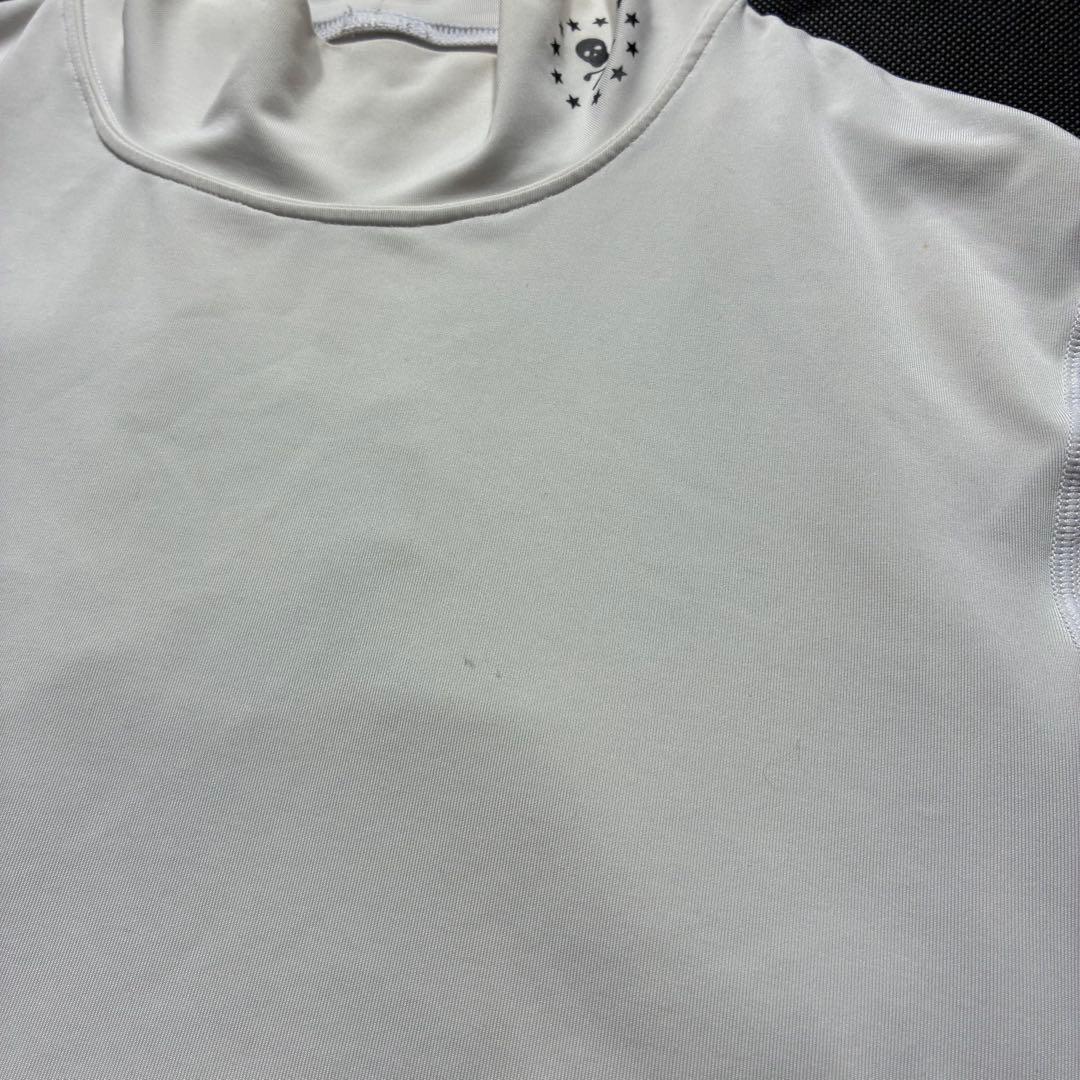 MARK & LONA モックネック インナーシャツ ML 白 ゴルフ