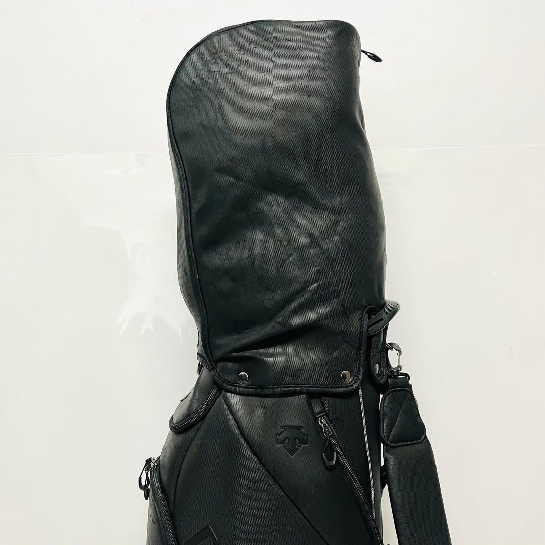 DESCENTE デサント　キャディバッグ　キャディバック　ゴルフバッグ　黒