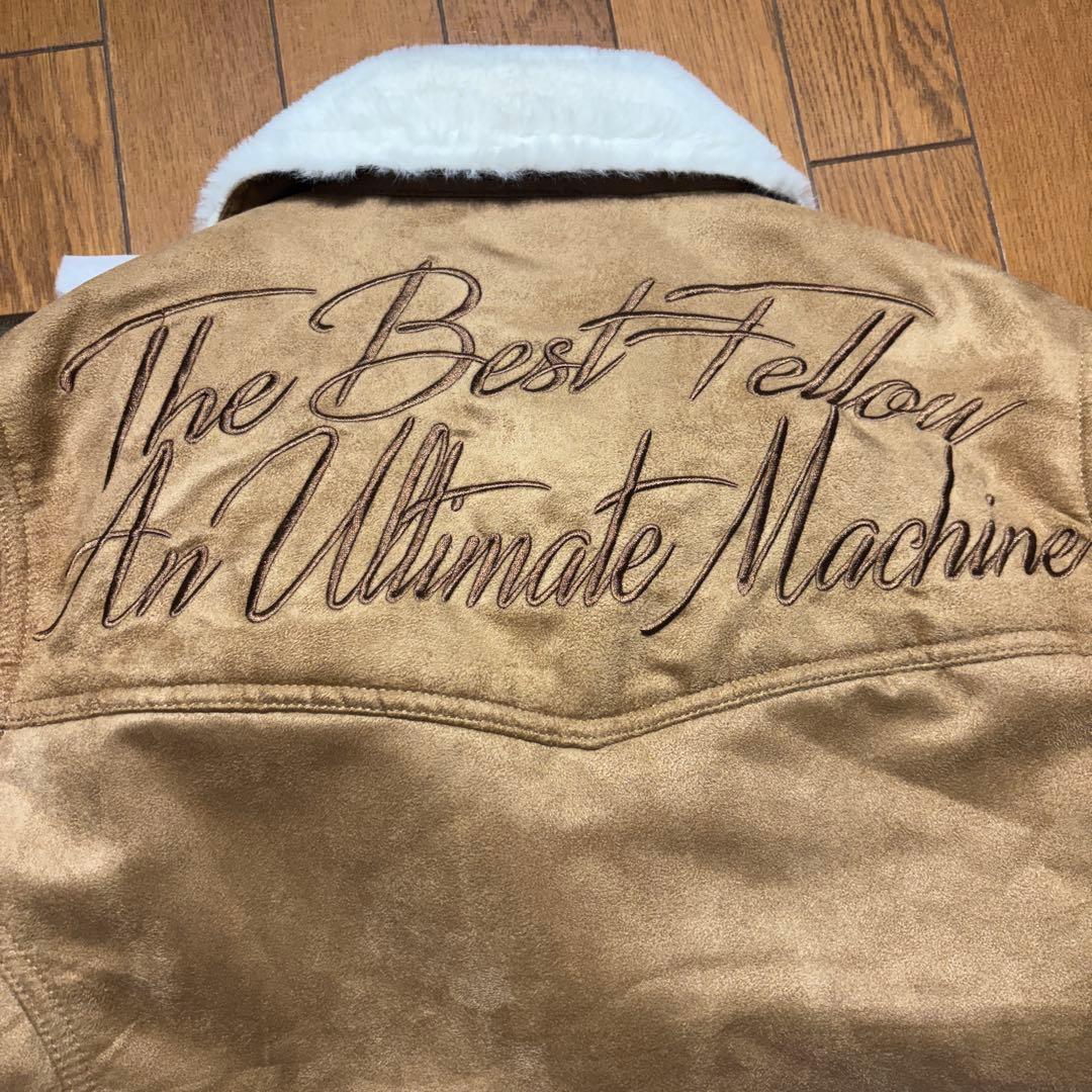 【美品】Norton ボアライニング カジュアルジャケット刺繍デザイン刺繍ロゴＬ