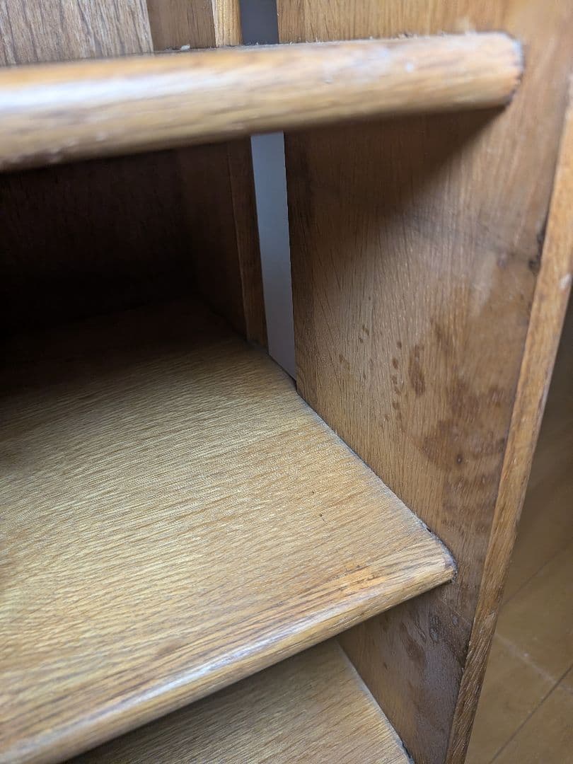 《送料込》ナジコ 80年代 ヴィンテージシェルフ 木製棚 北欧レトロ家具