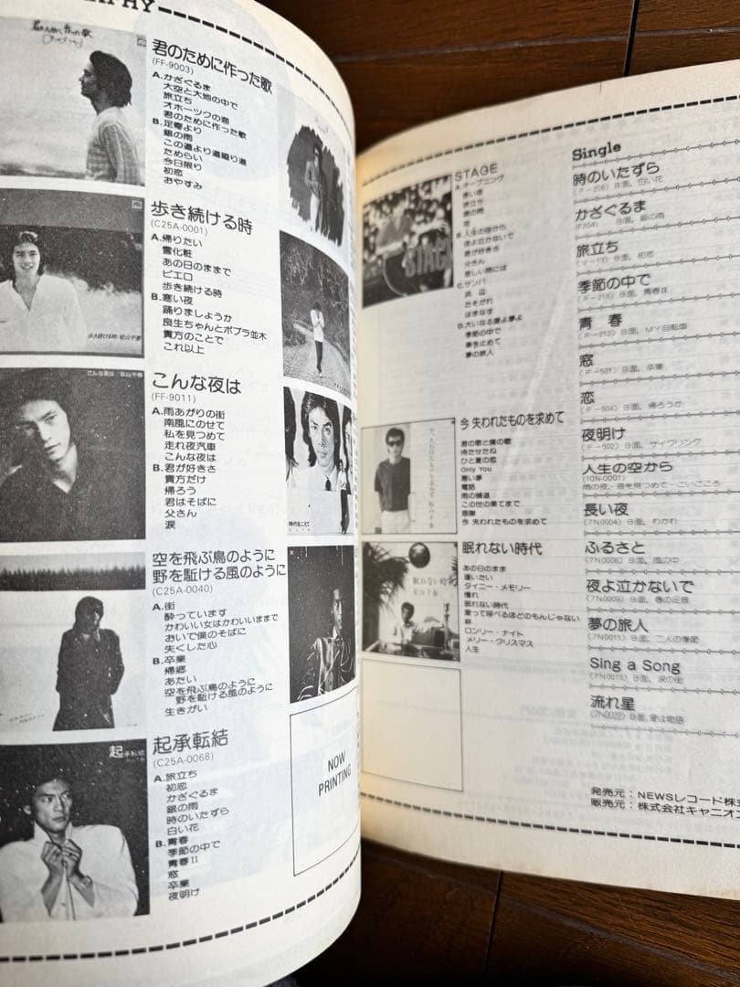 松山千春 楽譜全集 レコード・コピー・ギター弾き語り譜